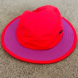 The North Face Kids Bucket Hat in Neon Pink and Purple